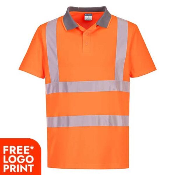 Hi-Vis Polo Short Sleeve Shirt (6 Pack) Thumbnail